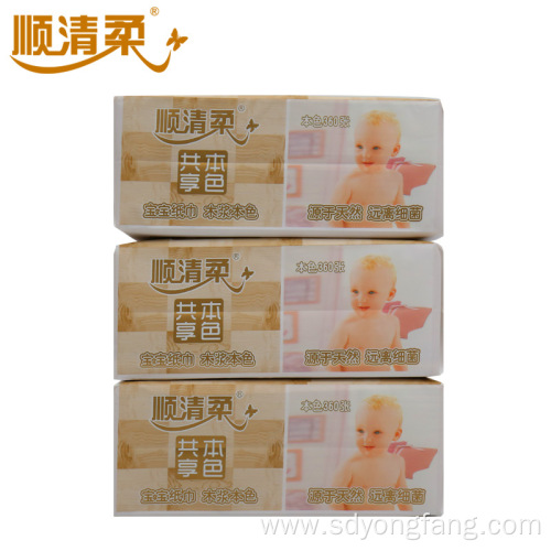 Disposable Bamboo Baby Wipe Facial Paper